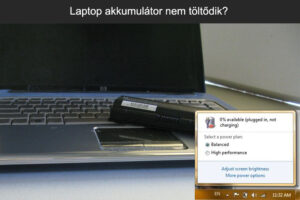 laptop akkumulátor nem töltődik