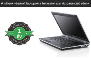 A nálunk vásárolt laptopokra helyszíni szervíz garanciát adunk