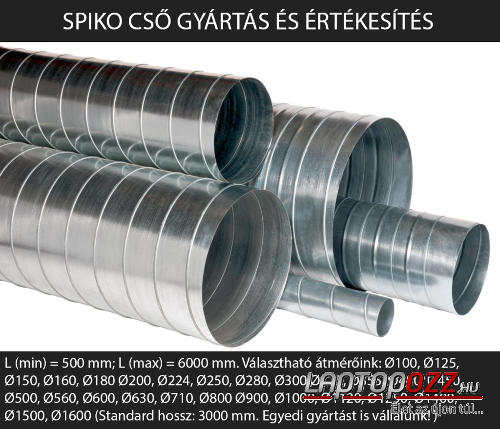 Spiko cső méretek, mikor fontos a méret?