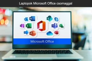 Laptopok Microsoft Office csomaggal