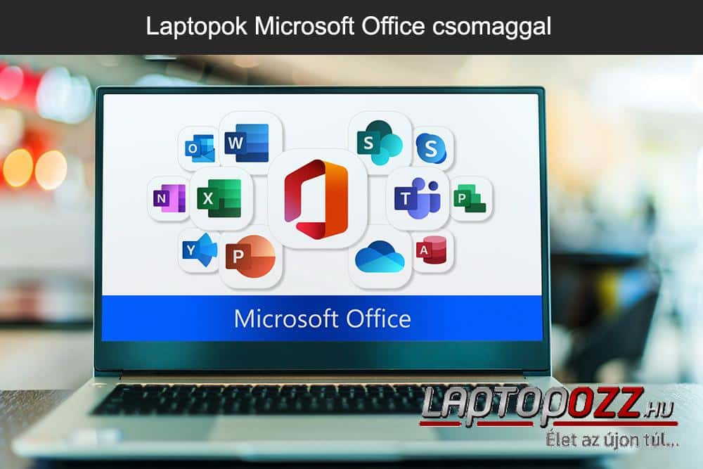 Laptopok Microsoft Office csomaggal