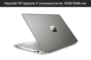 Használt HP laptopok i7 processzorral és 16GB RAM-mal