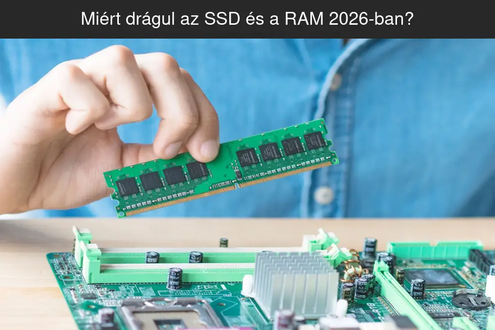 Miért drágul az SSD és a RAM 2026-ban?