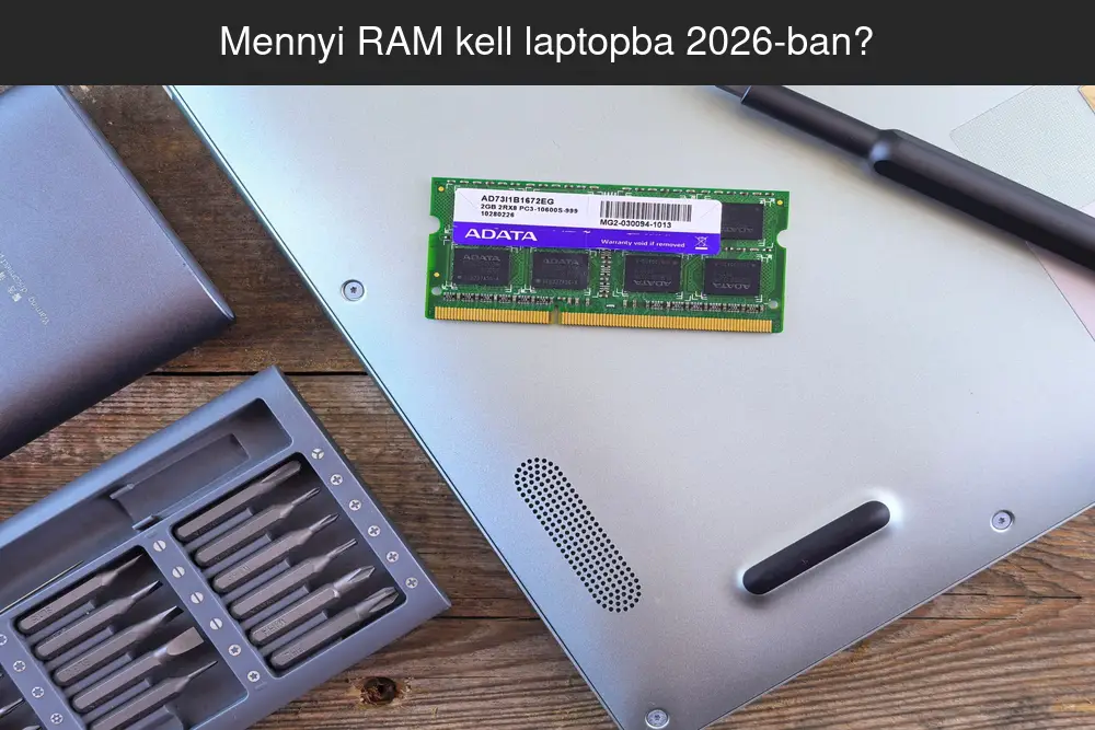 Mennyi RAM kell laptopba 2026-ban